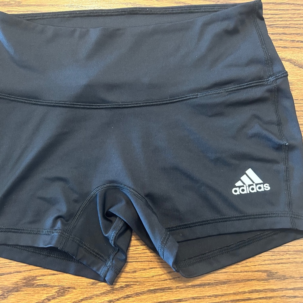 Adidas Black Volleyball Spandex Shorts Medium Women jr Climalite
